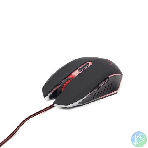 Gembird MUSG-001-R Gamer Black/Red egér