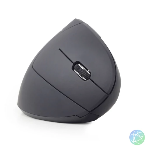 Gembird MUSW-ERGO-01 Ergonomic wireless mouse Black egér