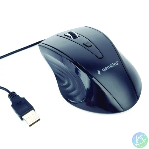 Gembird MUS-4B-02 optical mouse Black egér
