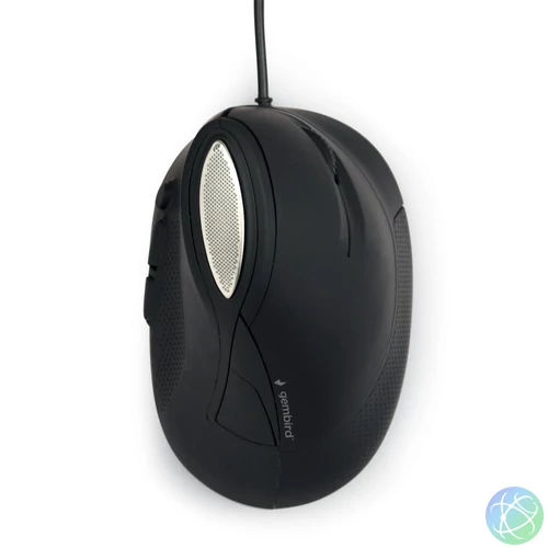 Gembird MUS-ERGO-03 Ergonomic mouse Space Gray egér