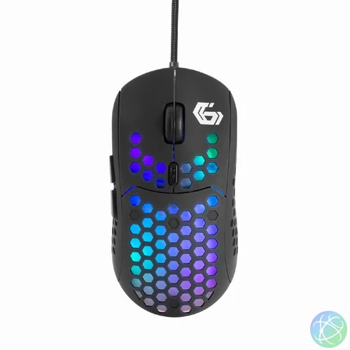 Gembird MUSG-RAGNAR-RX400 RGB Gaming Mouse Black egér