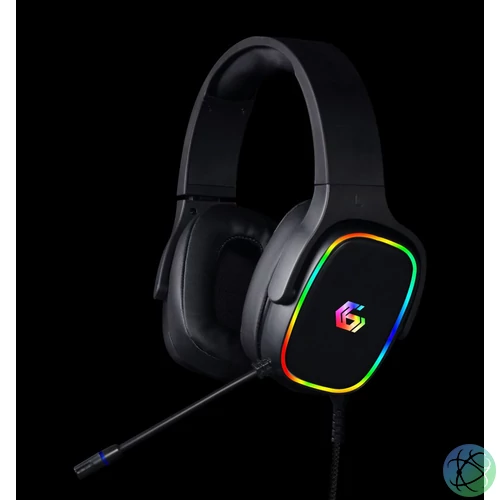 Gembird USB 7.1 Surround Gaming Headset with RGB Black