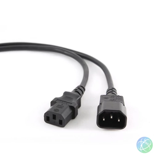 Gembird Monitor tápkábel hosszabbító 3m Black