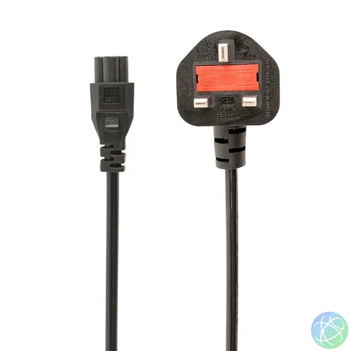 Gembird PC-187-ML12 UK power cord 1,8m Black kábel
