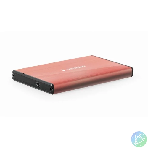 Gembird EE2-U3S-3-P USB3.0 2,5" Enclosure Aluminium Pink mobilrack / beépítő keret