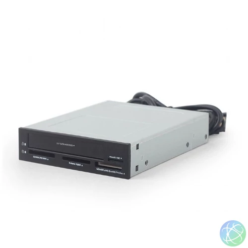 Gembird FDI2-ALLIN1-03 Internal USB card reader/writer with SATA port Black kártyaolvasó