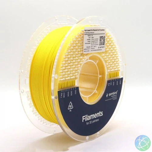 Gembird 3DP-PLA1.75HY-01-Y High Speed PLA filament Yellow 1,75mm 1kg