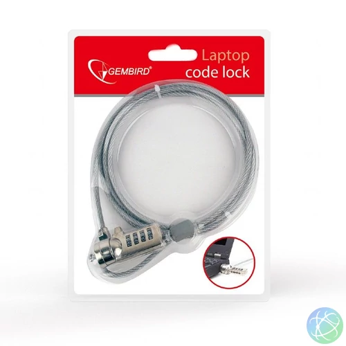 Gembird LK-CL-01 4-digit Combination Cable Lock for Notebooks