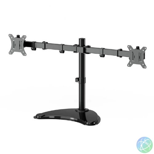Gembird Dual monitor desk stand 13”-32” Black