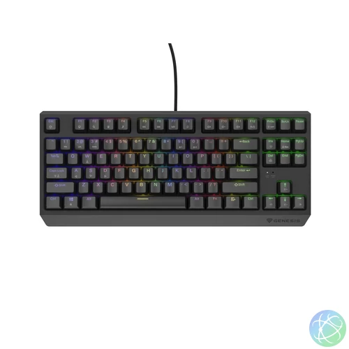 Genesis Thor 230 TKL RGB Mechanical Gaming Keyboard Black US billentyűzet