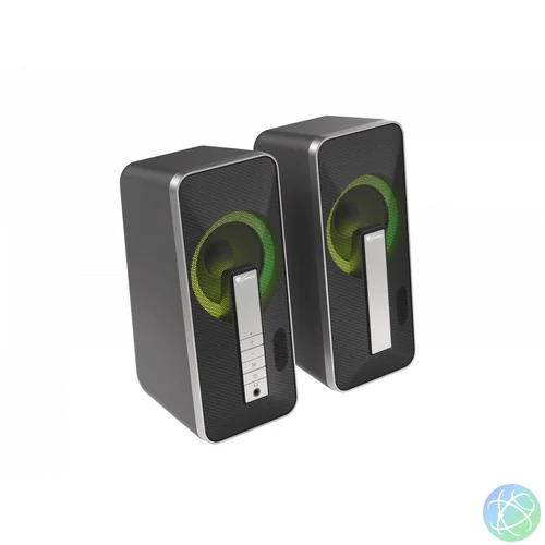 Genesis Helium 100BT RGB Gamer Speaker Silver/Black hangszóró
