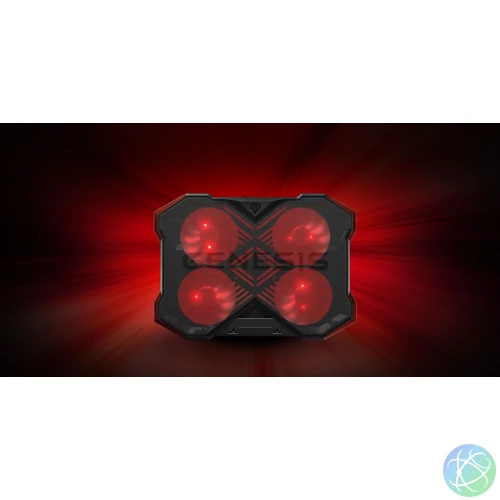 Genesis OXID 260 Laptop Stand 15.6"-17.3" Red/Black