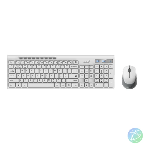 Genius SlimStar 8230 Wireless Bluetooth Keyboard Combo White HU billentyűzet