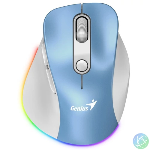 Genius Ergo 9000S Pro Wireless mouse Light Blue egér