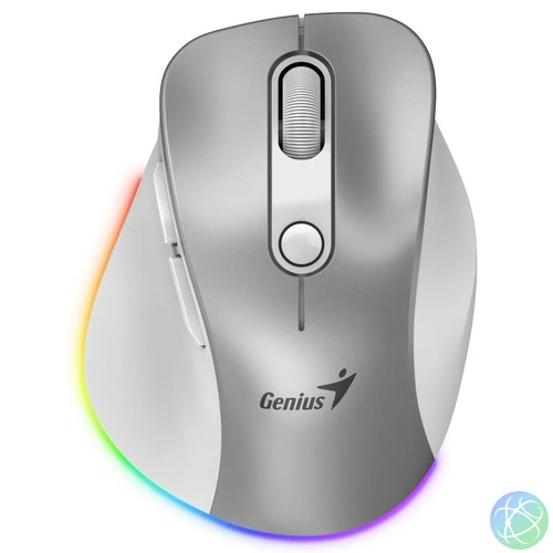 Genius Ergo 9000S Pro Wireless mouse Silver egér