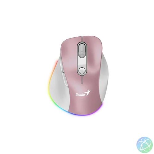 Genius Ergo 9000S Pro Wireless mouse Pink egér