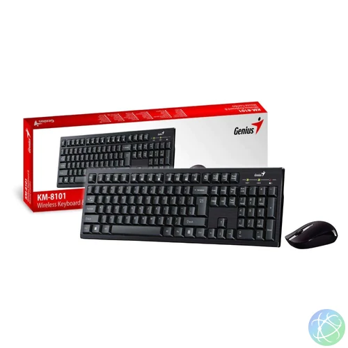Genius KM-8101 Wireless Keyboard Black HU billentyűzet