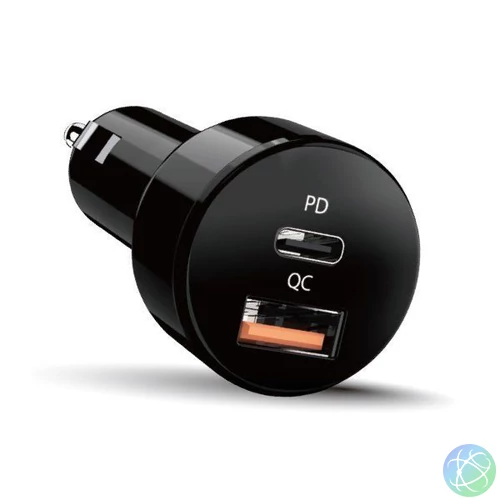 Genius PD-36AC Car Charger Black töltő