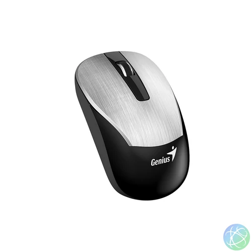 Genius ECO-8015 wireless Silver Rechargeable NiMH Battery egér