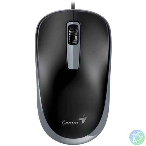 Genius DX-125S Silent Mouse Black/Grey egér