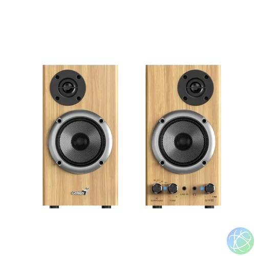 Genius SP-HF520BT Bluetooth Speaker Pine Wood hangszóró
