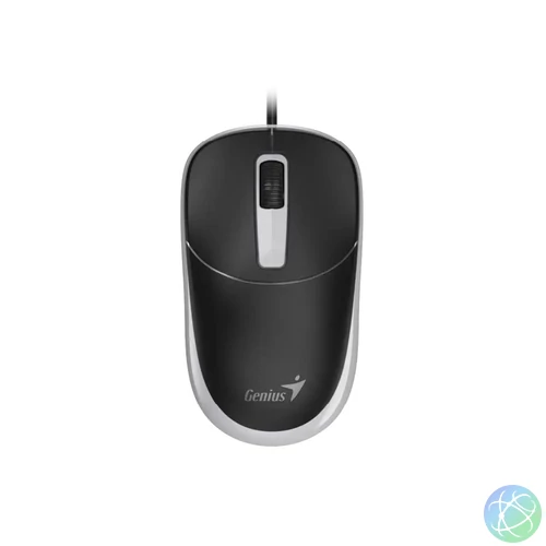 Genius DX-123 Wired Mouse Black/Grey egér
