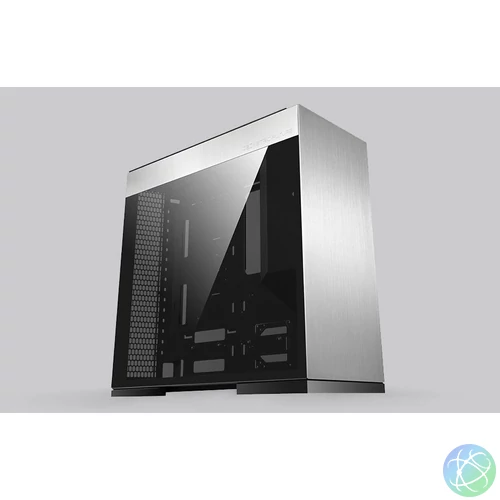 Geometric Future Dharma Tempered Glass Silver gépház