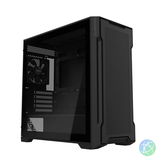 Gigabyte C102 Glass Tempered Glass Black gépház
