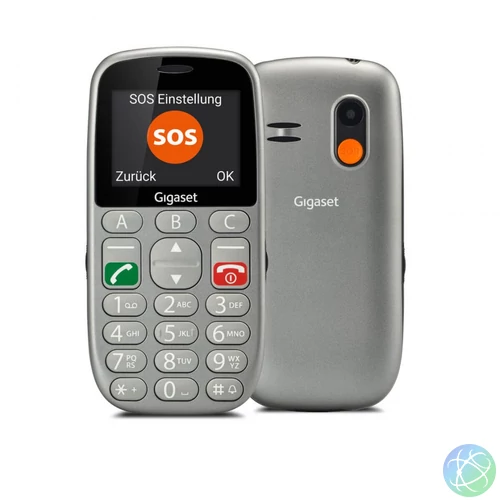Gigaset GL390 DualSIM Silver mobiltelefon