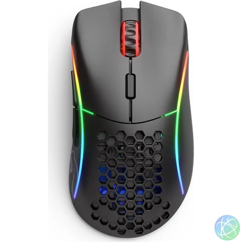 Glorious Model D Wireless Mouse Black Matte egér