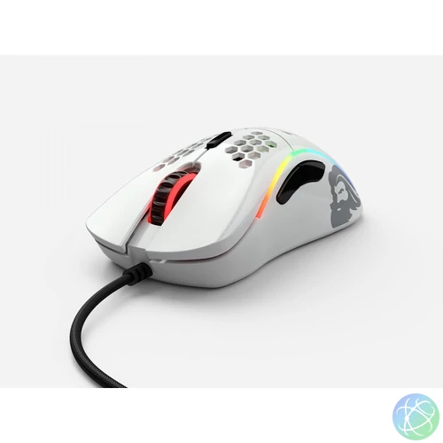 Glorious Model D Gaming Race RGB Glossy White egér