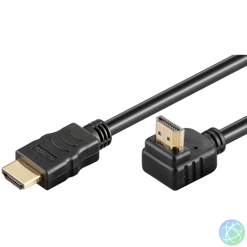 Goobay HDMI-HDMI 5m Gold-plated Cable Black kábel