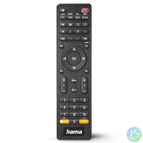 Hama FITV 8IN1 Univerzális Távirányító Black