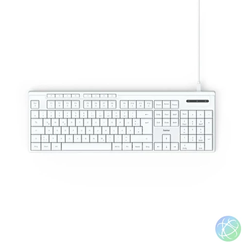 Hama CK-200 Keyboard White HU billentyűzet