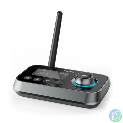 Hama Link it Duo Bluetoothn Audio Adapter Black