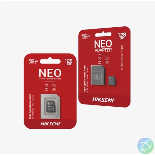 HikSEMI 16GB microSDHC Neo Class 10 UHS-I + adapterrel memóriakártya
