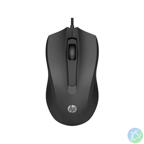 HP 105 Wired Mouse Black egér