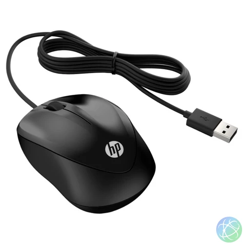 HP Wired Mouse 1000 Black egér