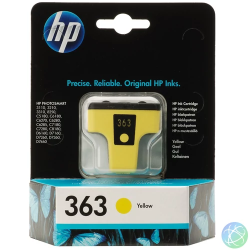 HP 8773EE (363) Yellow tintapatron