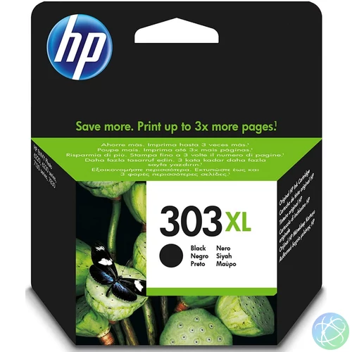 HP T6N04AE (303XL) Black tintapatron