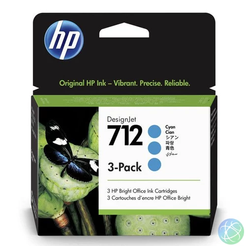 HP 3ED77A (712) Cyan tintapatroncsomag