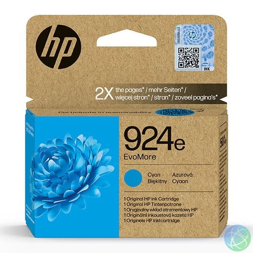 HP 924e Cyan tintapatron