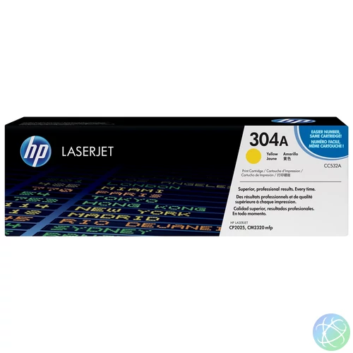 HP CC532A (304A) Yellow toner