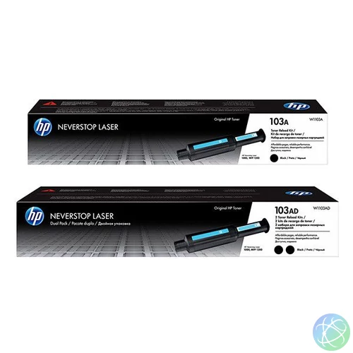 HP W1103AD (103A) (103AD) Black tonercsomag