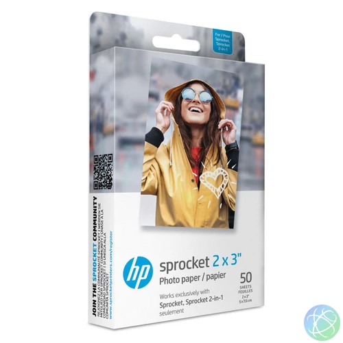 HP Sprocket 2x3" Zink 50db Fényes Fotópapír