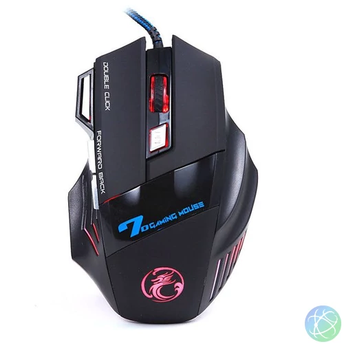 iMICE X7 Gaming mouse Black egér