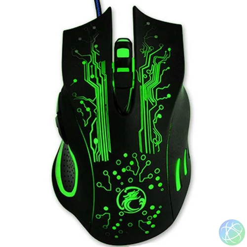 iMICE X9 Gaming mouse Black egér