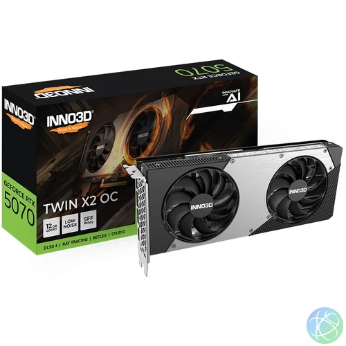 Inno3D GeForce RTX5070 12GB GDDR7 Twin X2 OC videókártya