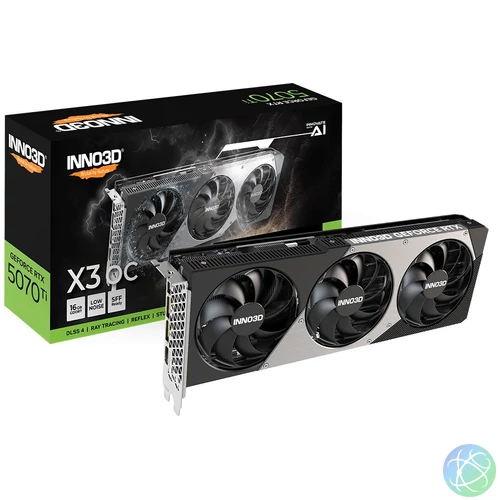 Inno3D GeForce RTX5070 Ti 16GB GDDR7 X3 OC videókártya