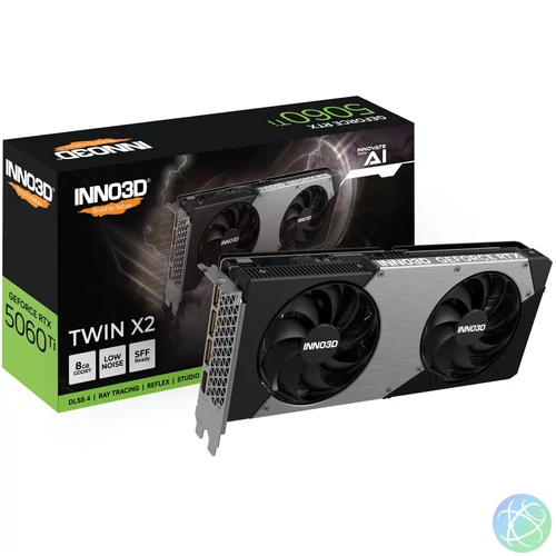 Inno3D GeForce RTX5060 Ti 8GB DDR7 Twin X2 videókártya